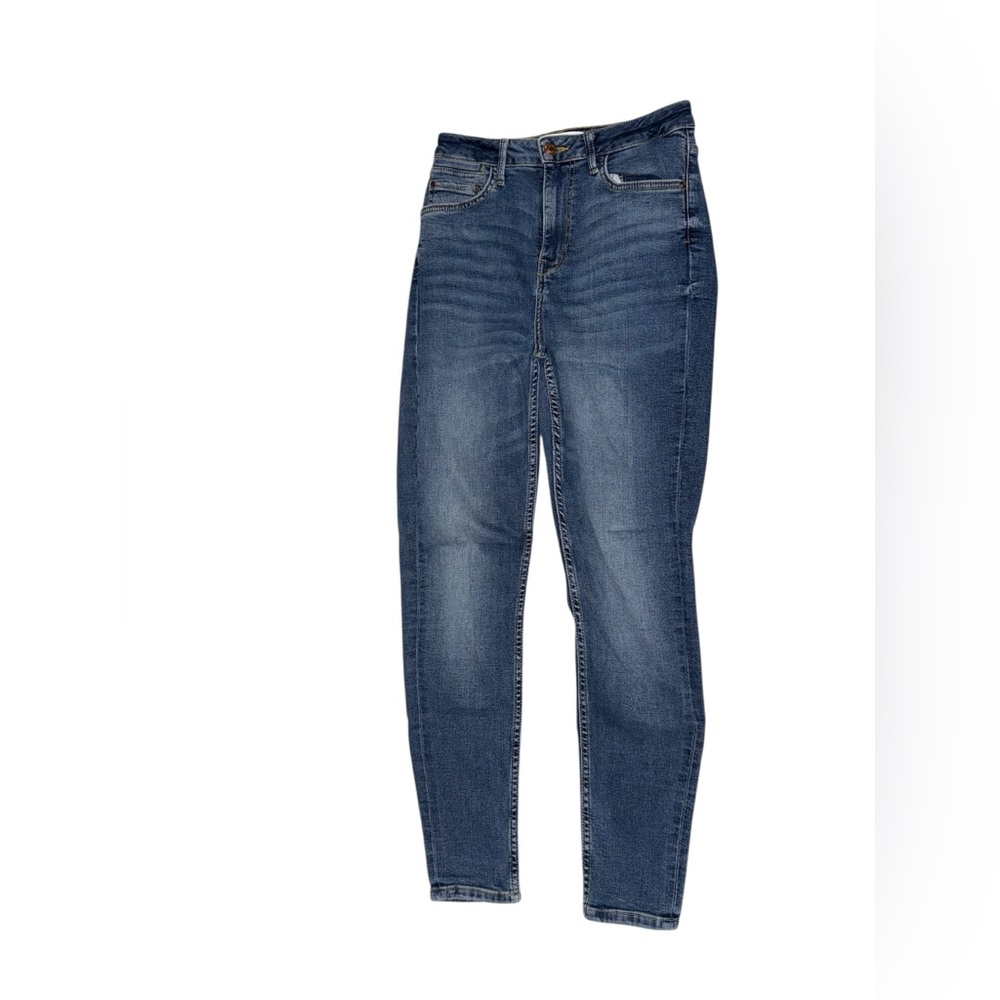 Zara Women’s Dark Blue Skinny Jeans Size 6